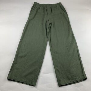 Old Navy Arugula Linen Blend Wide Leg Lounge Pant S